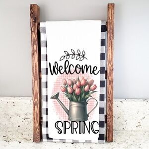 Handcrafted sublimated kitchen towel